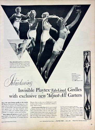 1952 women playtex - 1952, girdle