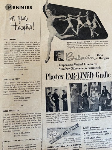 Playtex girdles vintage print - vintage,