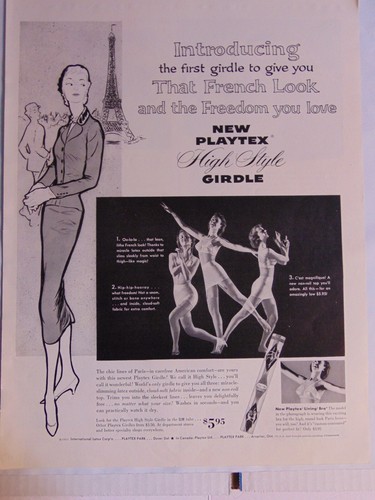 1955 playtex high - style, girdle