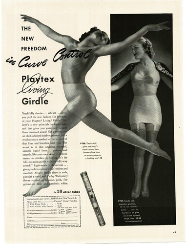 1941 playtex living - playtex, girdle