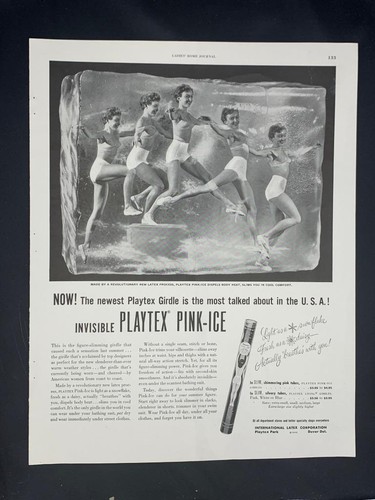 Magazine 1950 playtex - magazine,