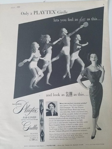 1952 playtex fab - fab, lined