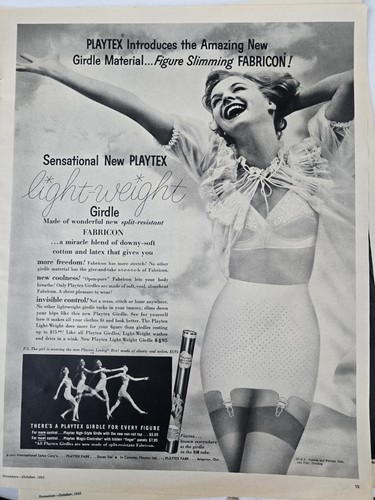 1955 women playtex - 1955, women's