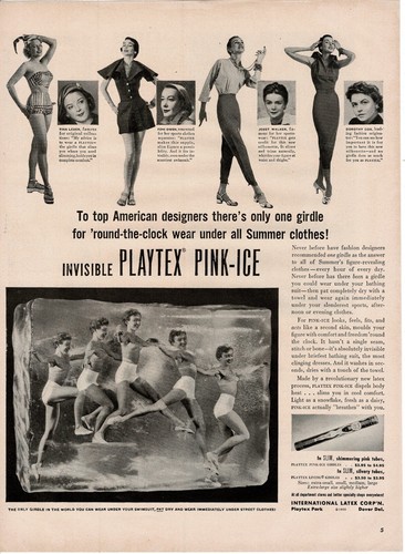 1950 playtex pink ice - 1950,